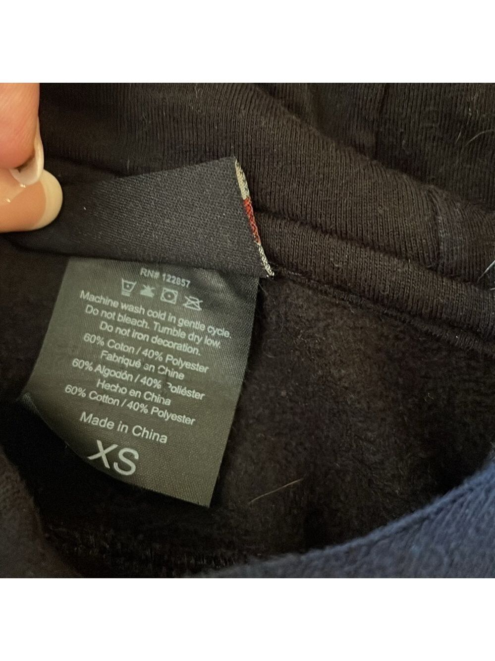 Tokyo smoke XS black hoodie - Picture 8 of 9